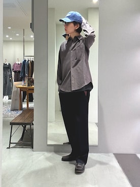 うちだりょうさん（骨格ナチュラル・メンズ・178cm）の秋コーディネート