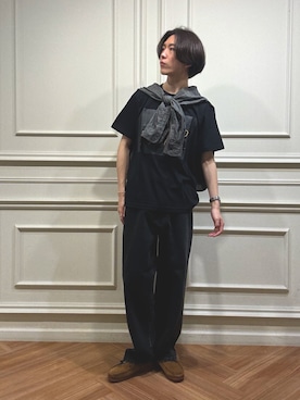 「アイテム（その他シューズ）」を使った、うちだりょうさん（メンズ・178cm・20代）の夏コーディネート