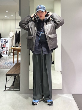 うちだりょうさん（メンズ・178cm）の秋コーディネート