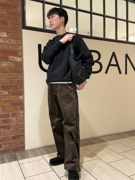 うちだりょうさん（メンズ・178cm）の秋コーディネート