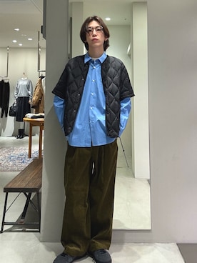 うちだりょうさん（骨格ナチュラル・メンズ・178cm）の秋コーディネート