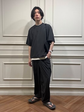 「URBAN RESEARCH（アーバンリサーチ）のアイテム（パンツ）」を使った、うちだりょうさん（メンズ・178cm）の夏コーディネート