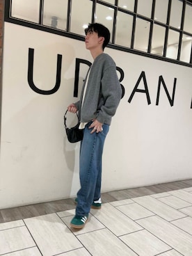 「アイテム（ハンドバッグ）」を使った、うちだりょうさん（メンズ・178cm）の秋コーディネート