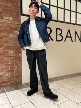 うちだりょうさん（メンズ・178cm）の秋コーディネート