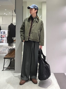 「アイテム（その他アウター）」を使った、うちだりょうさん（メンズ・178cm・20代）の秋コーディネート