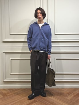 うちだりょうさん（骨格ナチュラル・メンズ・178cm）の秋コーディネート