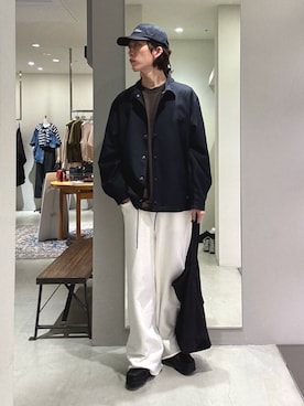 「アイテム（その他アウター）」を使った、うちだりょうさん（メンズ・178cm・20代）の秋コーディネート