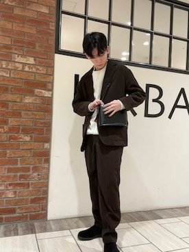 うちだりょうさん（メンズ・178cm）の秋コーディネート