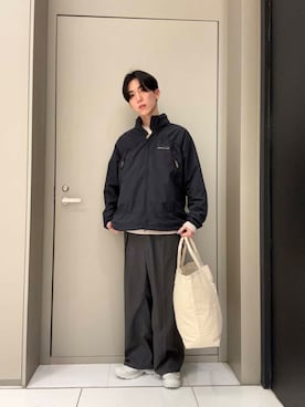 「Wrangler」｜うちだりょうさん（メンズ・178cm）の冬コーディネート