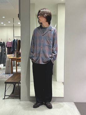 うちだりょうさん（骨格ナチュラル・メンズ・178cm）の秋コーディネート