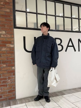 うちだりょうさん（メンズ・178cm）の冬コーディネート