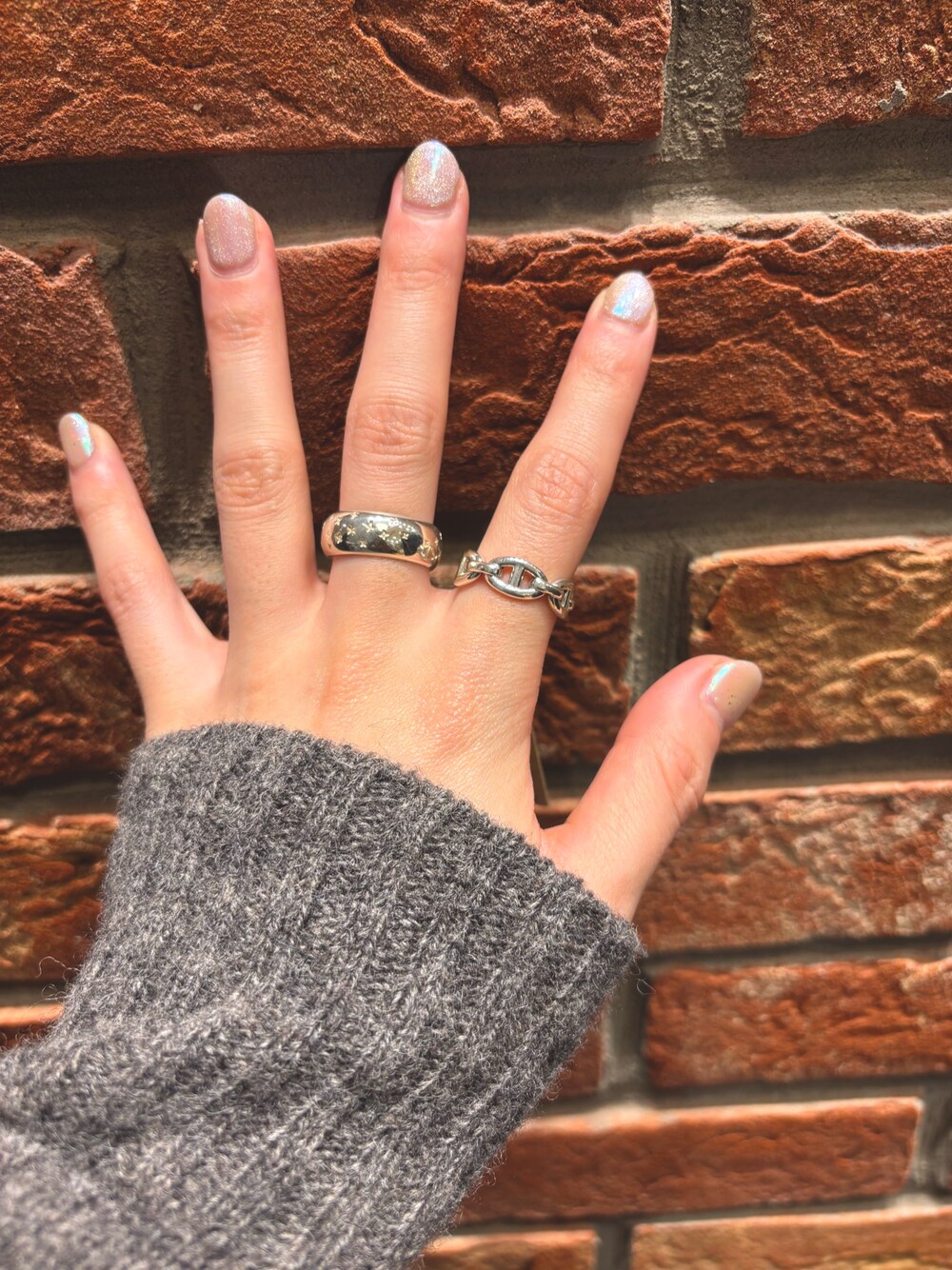 XOLO ショロ JEWELRY Anchor Chain Ring Lサイズ 1734584234.jpg