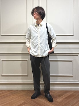 うちだりょうさん（骨格ナチュラル・メンズ・178cm）の夏コーディネート