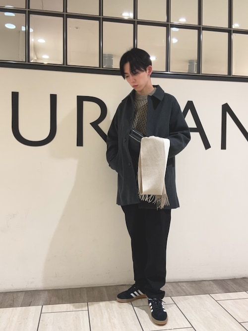 『WEB限定』『蓄熱』UR TECHショートステンカラーコート