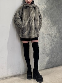 スクエアフィットロングブーツ｜エモダ（EMODA）公式通販｜RUNWAY