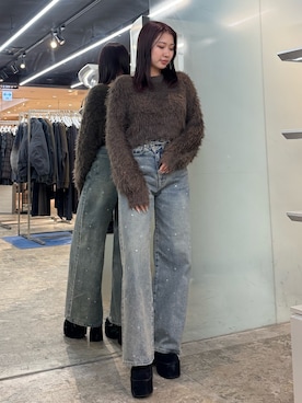 松本つづみさん（レディース・158cm）の冬コーディネート