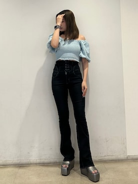 松本つづみさん(レディース・158cm)の春コーディネート
