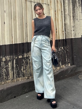 松本つづみさん（レディース・158cm）の夏コーディネート