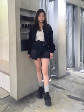 松本つづみさん（レディース・158cm）の夏コーディネート