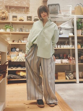「studio CLIP（スタディオクリップ）のアイテム」を使った、asukaさん（骨格ストレート・レディース・158cm）の春コーディネート