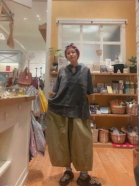 「studio CLIP（スタディオクリップ）のアイテム」を使った、asukaさん（骨格ストレート・レディース・158cm）の夏コーディネート