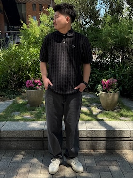 「LACOSTE（ラコステ）のアイテム」を使った、odyさん（メンズ・168cm）の夏コーディネート