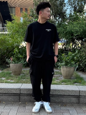 「アイテム（スウェットパンツ）」を使った、odyさん（メンズ・168cm）の夏コーディネート