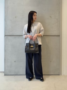 「FORK&SPOON（フォークアンドスプーン）のアイテム（トップス）」を使った、meiさん（レディース・157cm）の春コーディネート