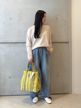 「かぐれ（カグレ）のアイテム」を使った、meiさん（レディース・157cm）の春コーディネート