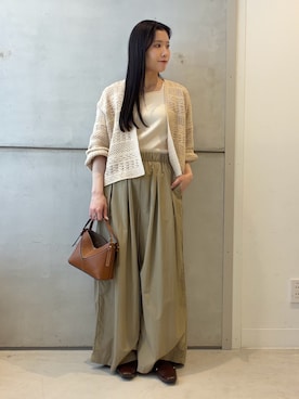 「RODE SKO（ロデスコ）のアイテム（シューズ）」を使った、meiさん（レディース・157cm）の春コーディネート