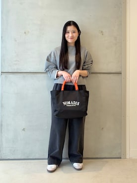 「かぐれ（カグレ）のアイテム」を使った、meiさん（レディース・157cm）の春コーディネート