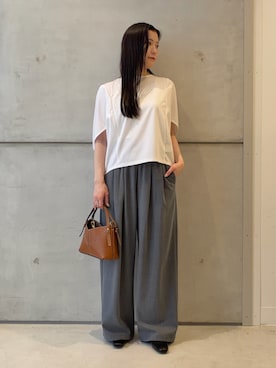 「RODE SKO（ロデスコ）のアイテム（シューズ）」を使った、meiさん（レディース・157cm）の春コーディネート