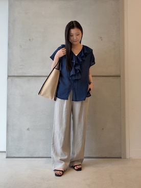 「URBAN RESEARCH Sonny Label（アーバンリサーチサニーレーベル）のアイテム」を使った、meiさん（レディース・157cm）の夏コーディネート