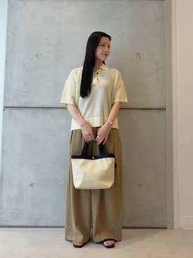 「FORK&SPOON（フォークアンドスプーン）のアイテム」を使った、meiさん（レディース・157cm）の夏コーディネート