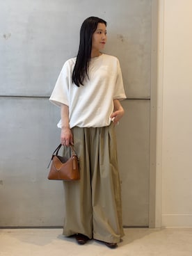 「RODE SKO（ロデスコ）のアイテム（シューズ）」を使った、meiさん（レディース・157cm）の春コーディネート