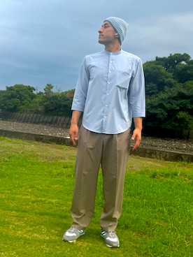 amakusa_bunさん（骨格ナチュラル・メンズ・176cm）の秋コーディネート