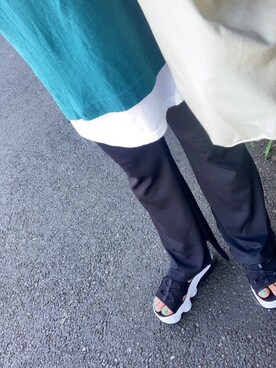 「Bianchi（ビアンキ）のアイテム」を使った、あーさんさん（レディース・162cm）の秋コーディネート