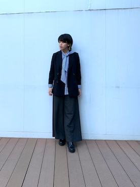 「NARACAMICIE（ナラカミーチェ）のアイテム」を使った、kmmr94さん（レディース・161cm）の冬コーディネート