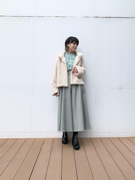 「ナラカミーチェ」｜「アイテム（ジャケット/アウター）」を使った、kmmr94さん（レディース・161cm）の秋コーディネート