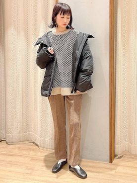 コーデュロイテーパードパンツ」の人気ファッションコーディネート - WEAR