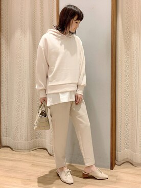 「編み込みバッグ」｜satomikamoさん（レディース・162cm）の秋コーディネート