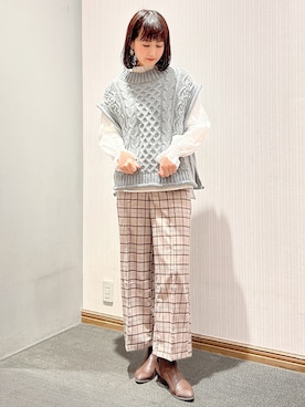 satomikamoさん（レディース・162cm）の冬コーディネート