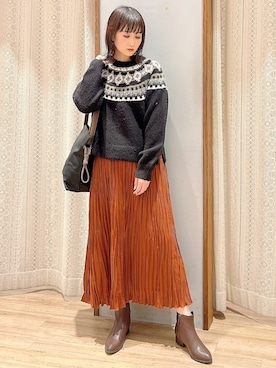 satomikamoさん（レディース・162cm）の秋コーディネート