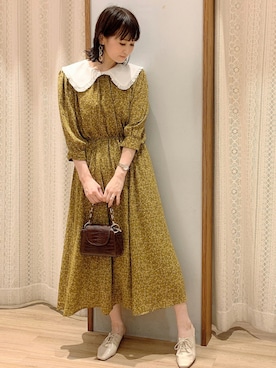 louren ピスタチオ　ワンピース louren ピスタチオワンピース