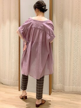 「はおり」｜satomikamoさん（レディース・162cm）の夏コーディネート