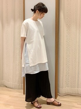 satomikamoさん（レディース・162cm）の夏コーディネート