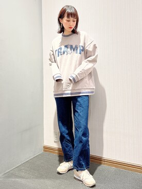 satomikamoさん（レディース・162cm）の春コーディネート