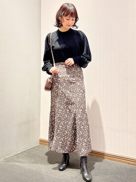 satomikamoさん（レディース・162cm）の冬コーディネート