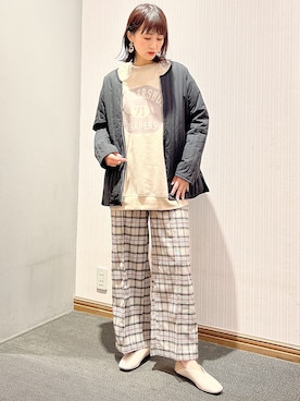 「オリエンタルトラフィック」｜「アイテム（ジャケット/アウター）」を使った、satomikamoさん（レディース・162cm）の冬コーディネート