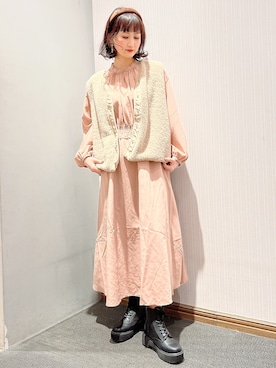 「オリエンタルトラフィック」｜「アイテム（ジャケット/アウター）」を使った、satomikamoさん（レディース・162cm）の冬コーディネート